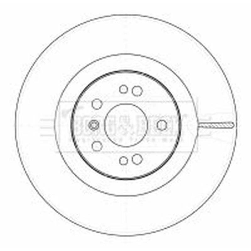 Borg & Beck Front & Rear Brake Discs & Pads fits Mercedes-Benz R-Class 2006-2010