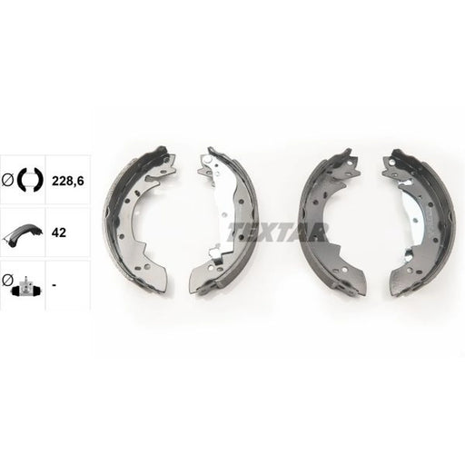 Textar Brake Shoe Set Axle Kit 91030400