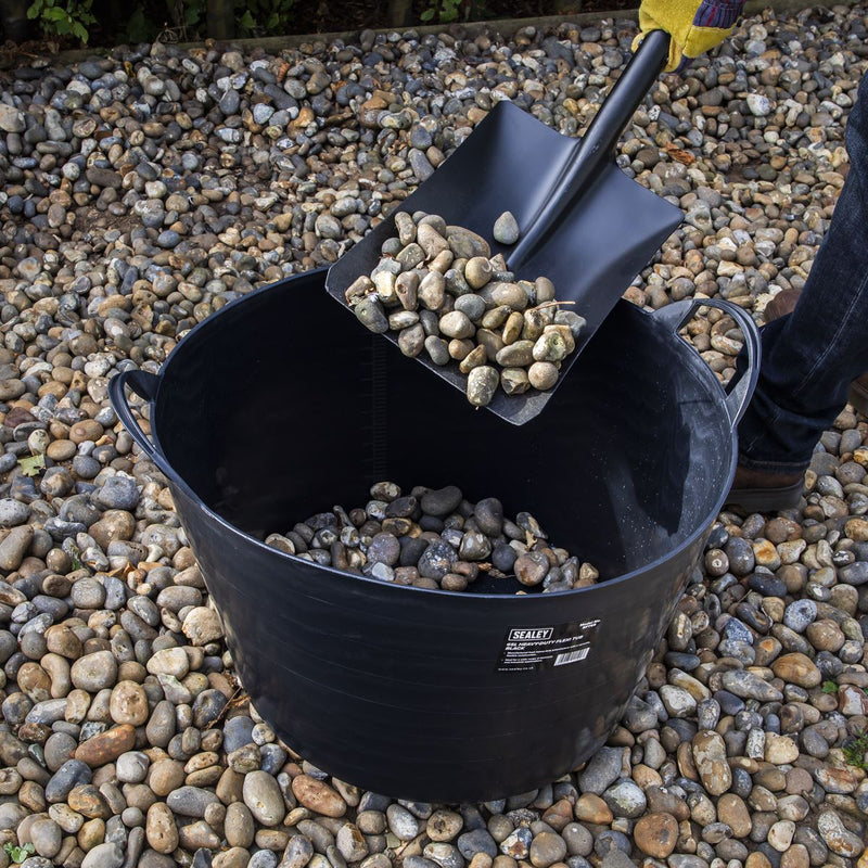 Sealey Heavy-Duty Flexi Tub 65L Black SFT65 Sealey - Dynamic Drive