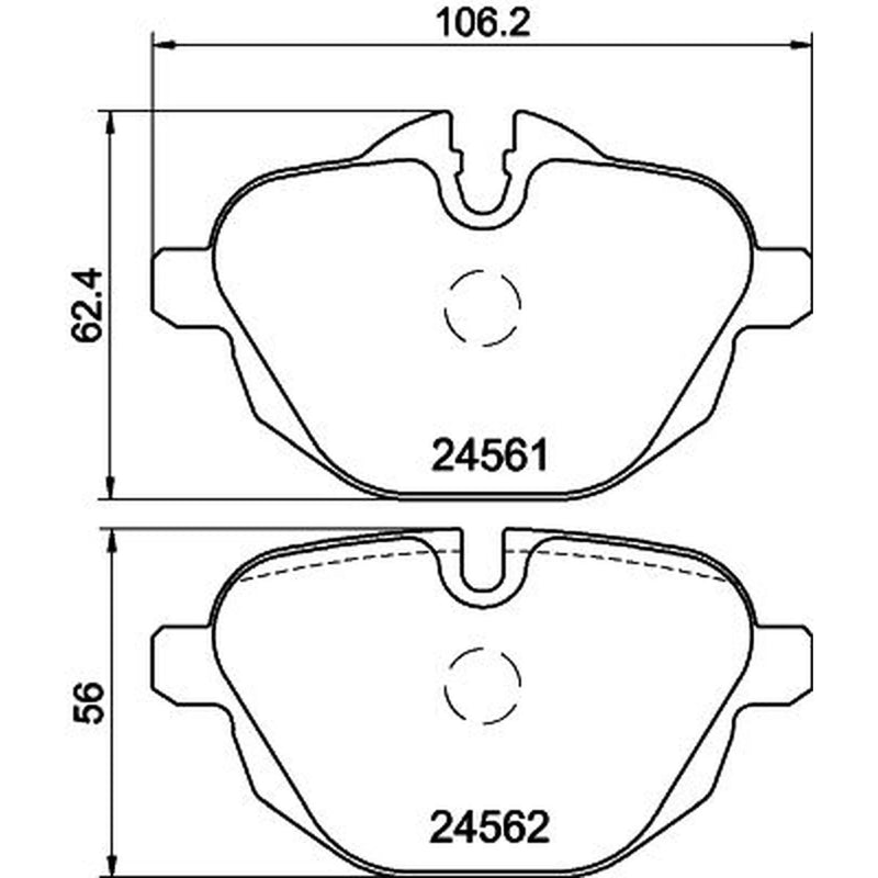 DON Front & Rear Brake Discs & Pads fits BMW X4 2015-2018