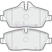 Fahren Front Vented & Rear Vented Brake Discs & Pads fits BMW 1 2006-2011