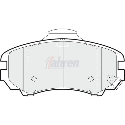 Fahren Front Brake Pad Set FBP3194