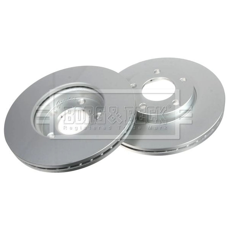 Borg & Beck Front & Rear Brake Discs & Pads fits Mazda 3 2003-2009 1.3 1.6