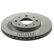 Juratek Front Brake Vented Discs & Pads fits Fiat Panda 2010-2013 1.2 1.4
