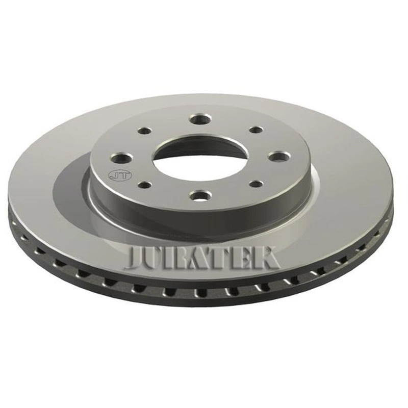 Juratek Front Brake Vented Discs & Pads fits Fiat Panda 2010-2013 1.2 1.4