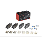 Brembo 4 x Rear Brake Pad Set fits Ford Puma 2019-2020 1.0 1.5