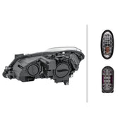 Hella Headlight Headlamp D1S/H7 Right fits Mercedes-Benz E-Class 2009-2016