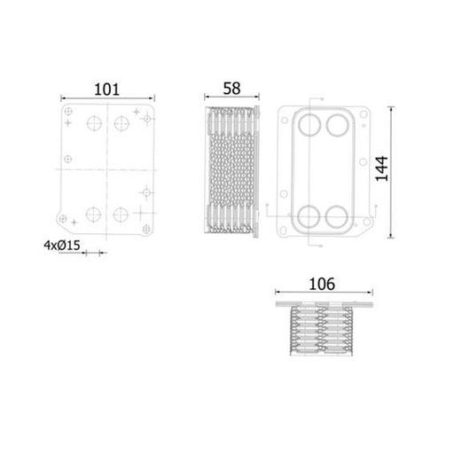 Mahle Engine Oil Cooler