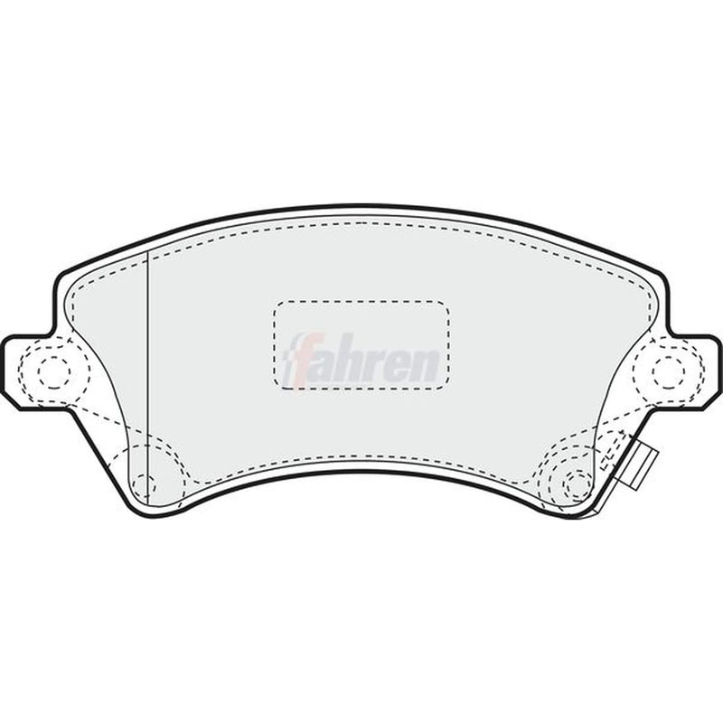 Fahren Front Brake Pad Set FBP3100