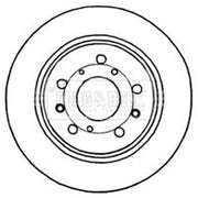 Borg & Beck Front & Rear Brake Discs & Pads fits Suzuki Swift III 2006-2015 1.6