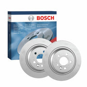 Bosch 2 x Solid Rear Brake Discs 0986479397-x2