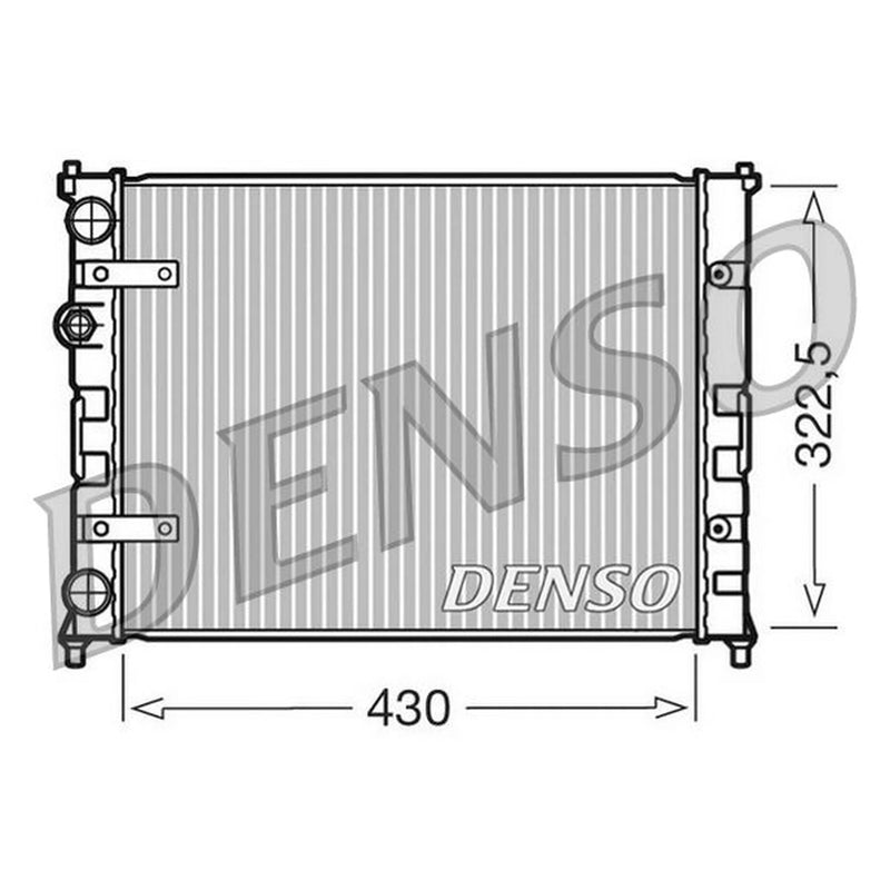Denso Engine Radiator fits Seat Cordoba 1993-2002 1.0 1.4 1.6 1.9 2.0