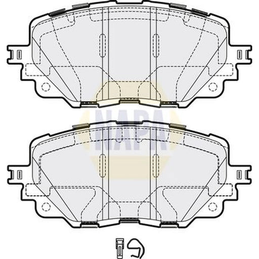 NAPA Front Brake Pad Set NBP1788