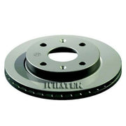 Juratek 2 x Vented Front Brake Discs REN128-x2