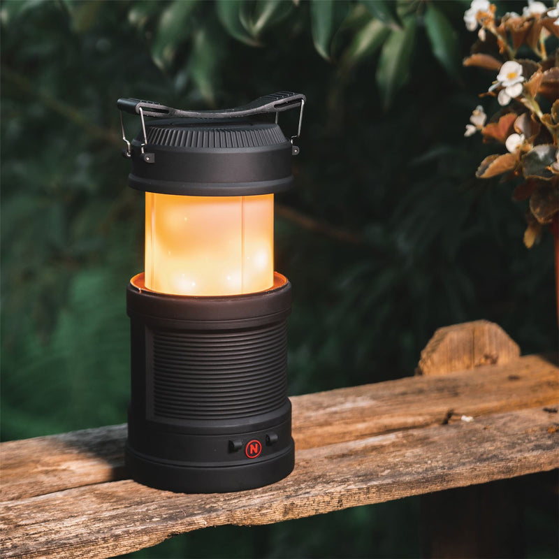 Big poppy flaslight and flame effect lantern NE6908 UK Camping And Leisure - Dynamic Drive