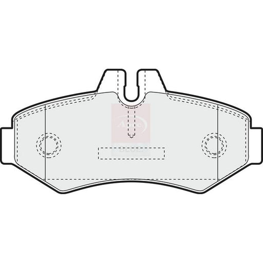 Apec Rear Brake Pad Set fits Mercedes-Benz G-Class 1994-2023