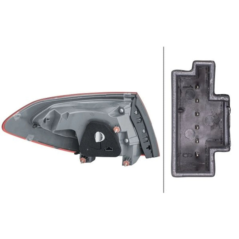 Hella Tail Light / Lamp PY21W Right fits Mercedes-Benz C-Class T-Model 2014-2021