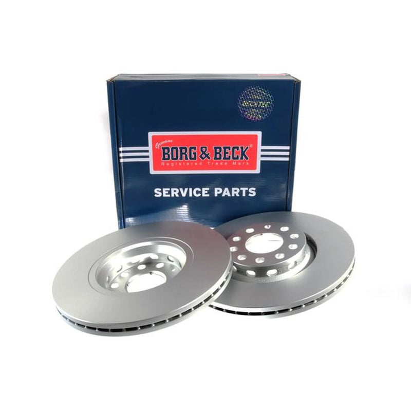 Borg & Beck Front & Rear Brake Discs & Pads fits Audi A4 B7 2006-2009 1.8