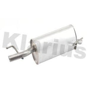 Klarius Box With Tail Pipe Rear fits Opel Meriva A 2003-2010 1.3 1.4 1.7