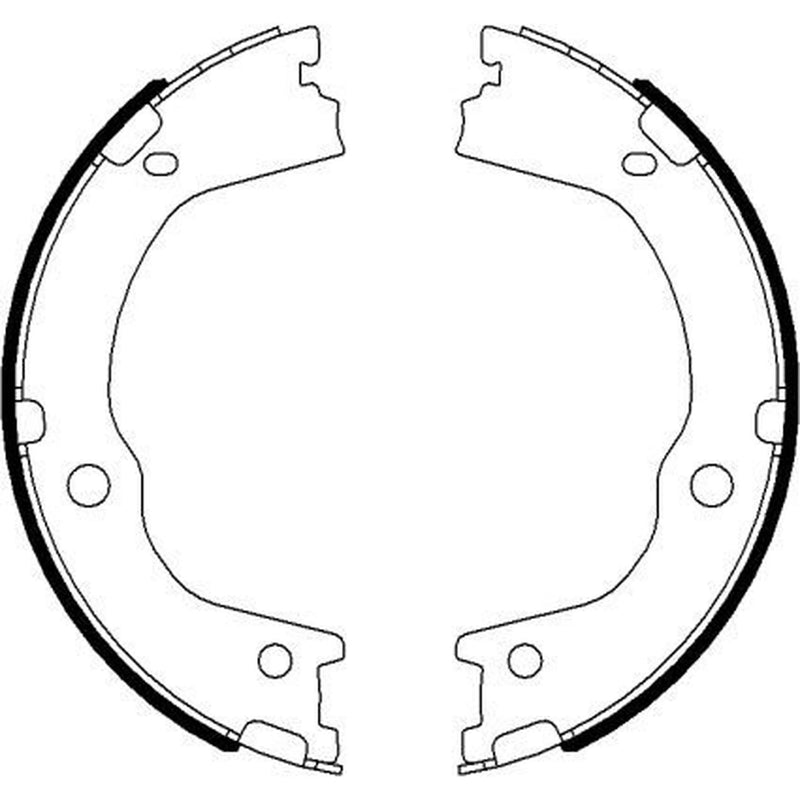 Mintex Parking Brake Shoe Set fits Hyundai Santa Fé II 2006-2012 2.0 2.2 2.4 2.7