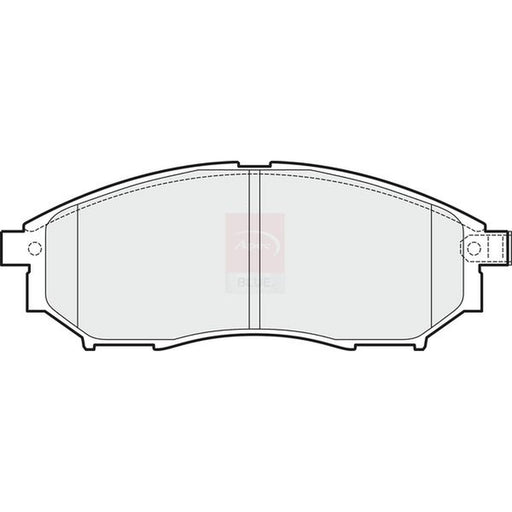 Apec Front Brake Pad Set fits Infiniti Ex 2008 on