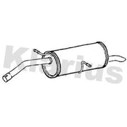 Klarius Box With Tail Pipe Rear fits Citroën C4 II 2009-2017 1.2 1.6