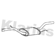 Klarius Box With Centre Pipe Centre fits VW Passat B6 2005-2011 1.8 2.0