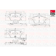 FAI Front Vented & Rear Vented Brake Discs & Pads fits Audi A3 2003-2013 1.8 2.0