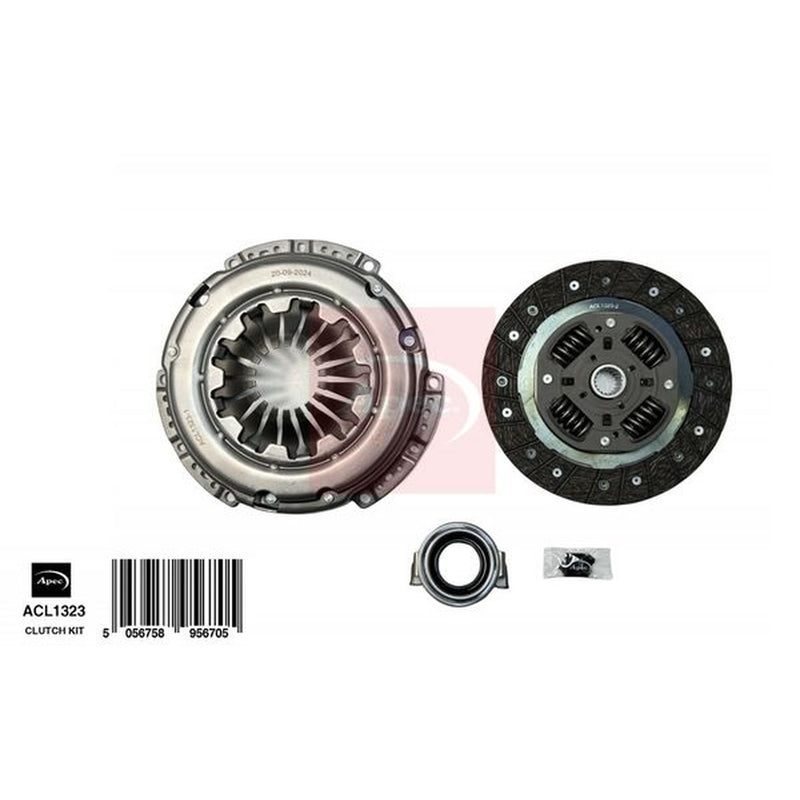 Apec Clutch Kit Set 3pc fits Citroën C1 2005-2014 1.4