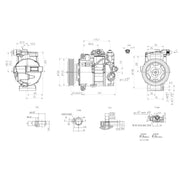 Hella Air Conditioning Compressor fits Mercedes-Benz B-Class Sports Tourer