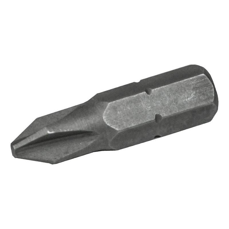 Faithfull Phillips S2 Grade Steel Screwdriver Bits PH2 x 25mm (Pack 3) Faithfull - Dynamic Drive