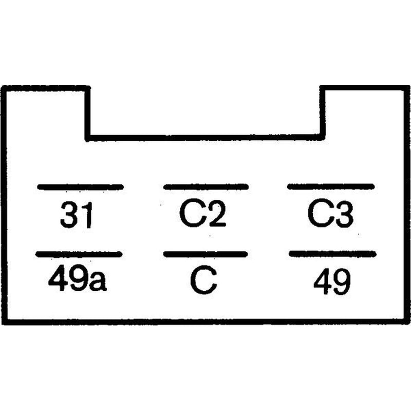 Hella Indicator Flasher Relay fits International Harv. 1455 1979-1996