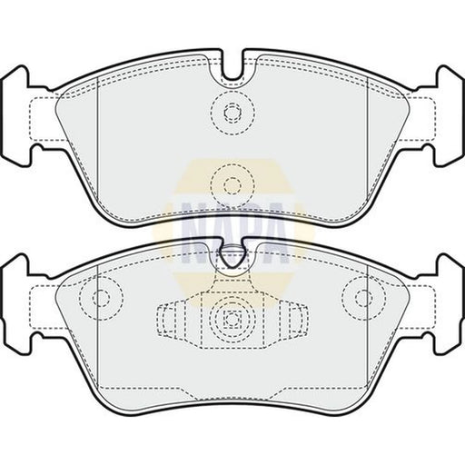 NAPA Front Brake Pad Set fits BMW 1 2004-2011