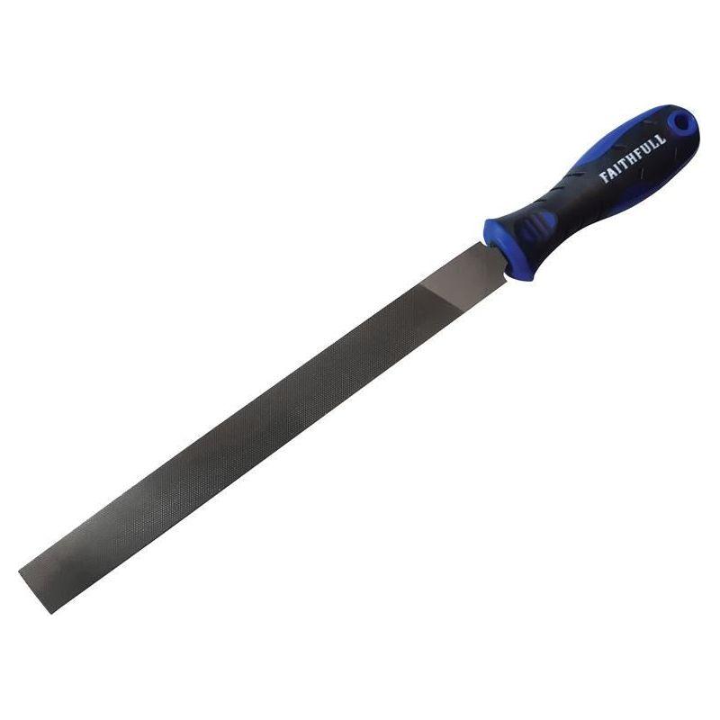 Faithfull Handled Hand Second Cut Engineers File 250mm (10in) Faithfull - Dynamic Drive