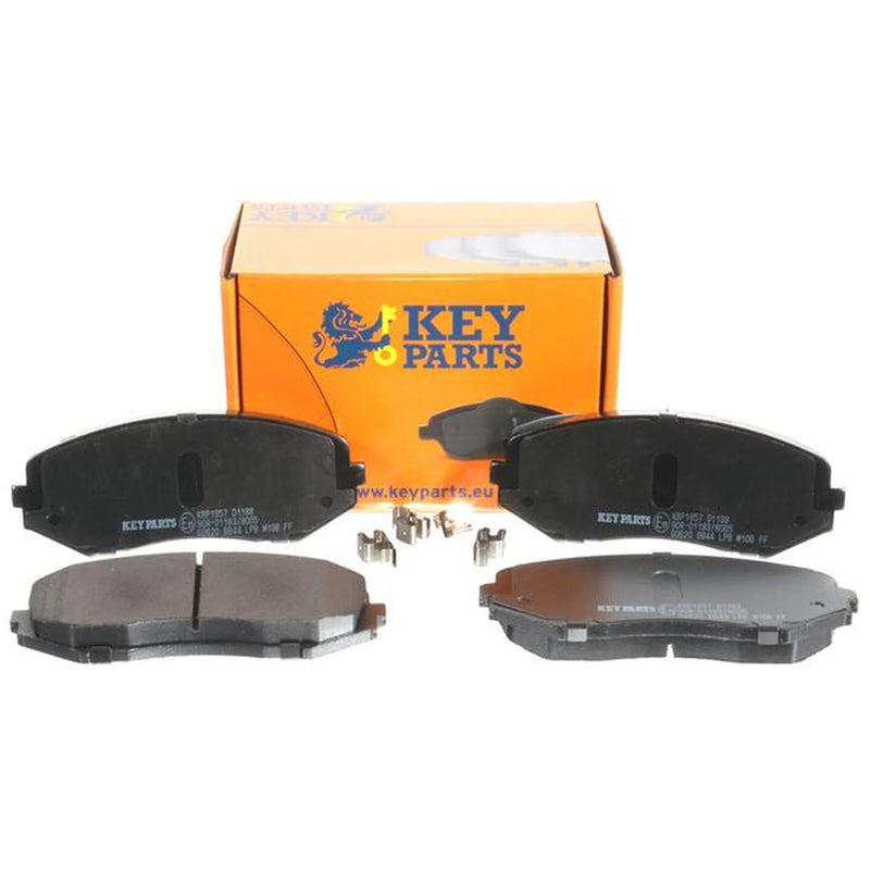 Key Parts 4 x Front Brake Pad Set fits Suzuki Grand Vitara II 2005-2015