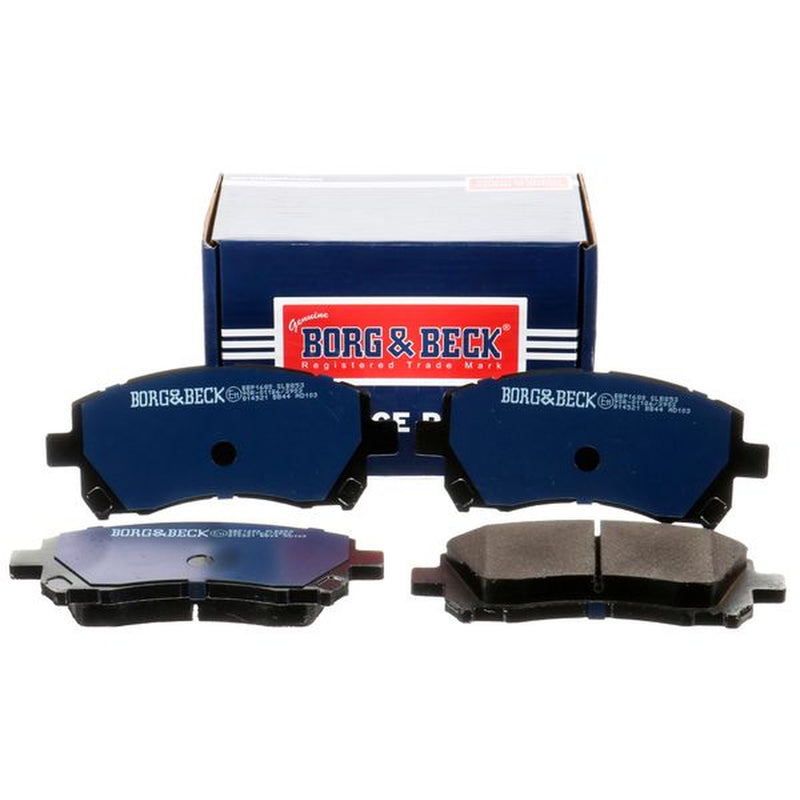 Borg & Beck Front & Rear Brake Discs & Pads fits Subaru Legacy 2002-2003 2.0