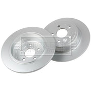 Borg & Beck Front & Rear Brake Discs & Pads fits Land Rover Freelander 2