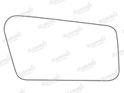 Summit Stick-On Standard Mirror Glass fits Hyundai Pony RHS Summit - Bars 4 Cars