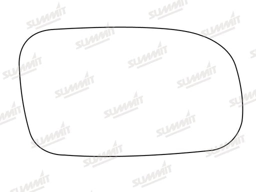 Summit Stick-On Standard Mirror Glass fits Daewoo Nexia RHS Summit - Bars 4 Cars