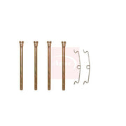 Apec Brake Pad Accessory Fitting Kit Front fits Citroën C15 Box Body 1984-2005