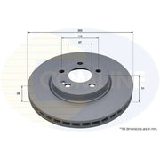 Comline Front & Rear Brake Discs & Pads fits Mercedes-Benz A-Class 2018-2019