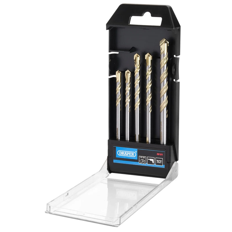 Draper Multi Construction TCT Drill Bit Set (5 Piece) - DBMCS1 - image 1