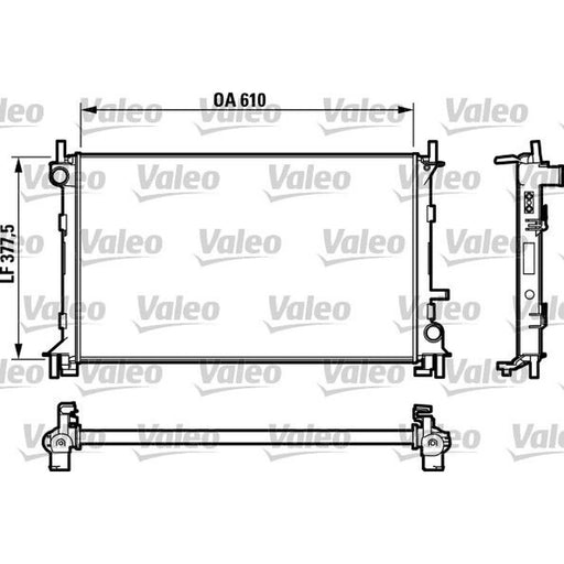 Valeo Engine Radiator 732732