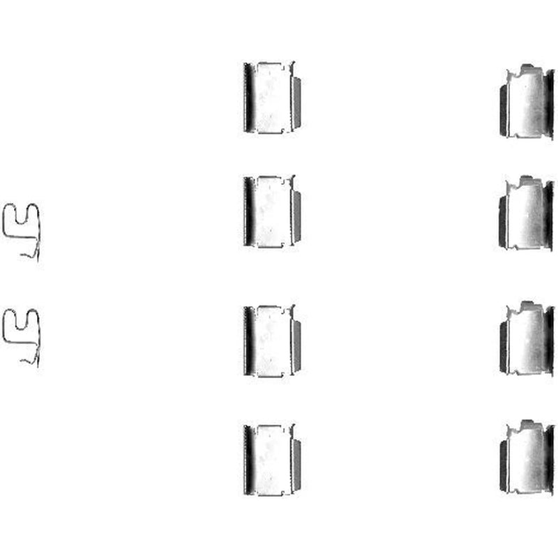 Mintex Brake Pad Accessory Fitting Kit Front fits Chrysler Grand Voyager V