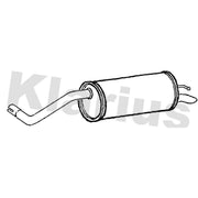 Klarius Box With Tail Pipe Rear fits VW Fox 2005-2011 1.2