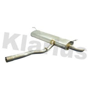 Klarius Box With Tail Pipe Rear fits Nissan Qashqai II 2013 on 1.6