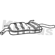 Klarius Box With Tail Pipe Rear fits Saab 9-5 1997-2009 2.0 2.3