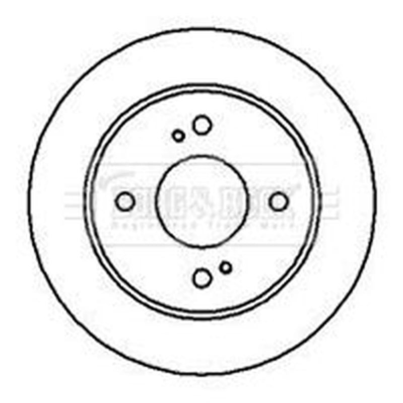 Borg & Beck Front & Rear Brake Discs & Pads fits Infiniti G20 1990-1997 2.0