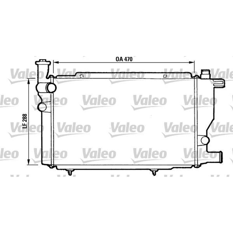 Valeo Engine Radiator 810892
