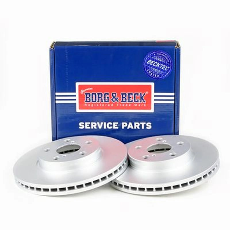Borg & Beck Front Brake Vented Discs & Pads fits Toyota Corona 1991-1996 1.8